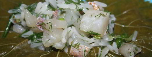 долма с филе морского окуня. Шаг 8