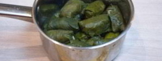 долма в виноградных листьях. Шаг 6