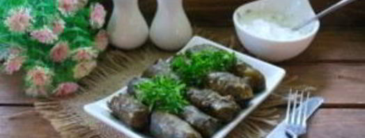 долма в виноградных листьях. Шаг 8