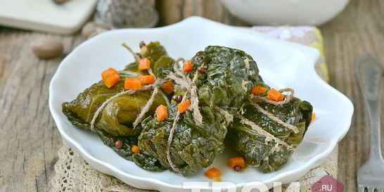 Голубцы из капусты с семгой