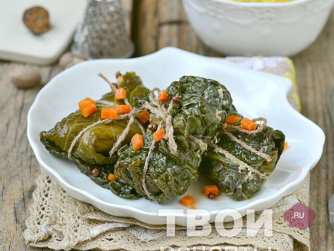 Рецепт голубцов из капусты с семгой
