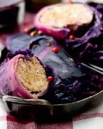 Голубцы из краснокочанной капусты