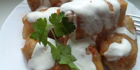 Голубцы из квашеной капусты