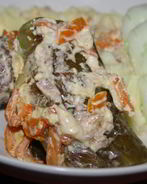 Голубцы из молодой капусты с говядиной и красным рисом Рубин