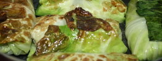 голубцы из молодой капусты с говядиной и красным рисом рубин. Шаг 7