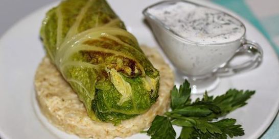 Голубцы из савойской капусты Богатые