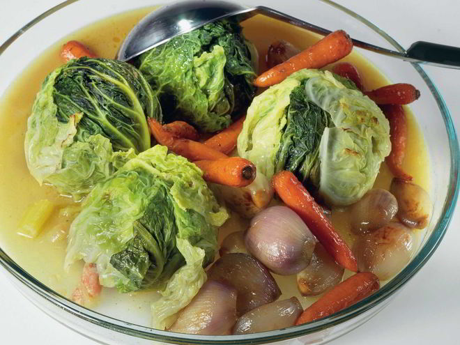 Рецепт голубцов из савойской капусты