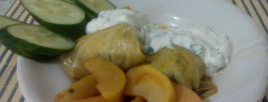 голубцы с айвой и яблоком. Шаг 17