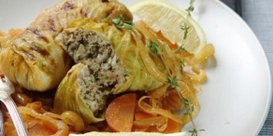 Голубцы с бараниной