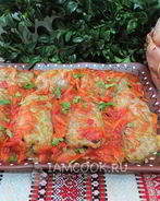 Голубцы с гречкой и грибами