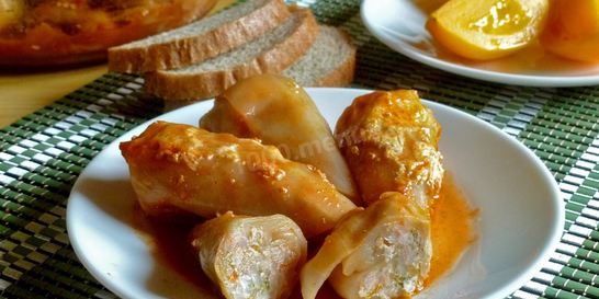 Голубцы с капустой и фаршем в духовке