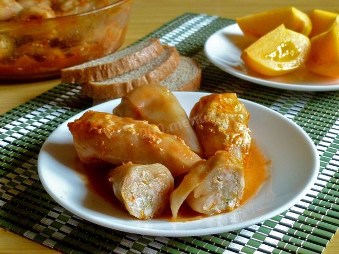 Рецепт голубцов с капустой и фаршем в духовке