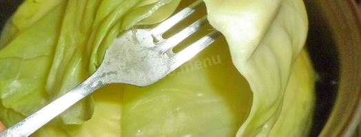 голубцы с капустой и фаршем в духовке. Шаг 15