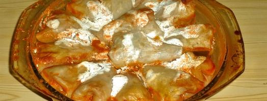 голубцы с капустой и фаршем в духовке. Шаг 24