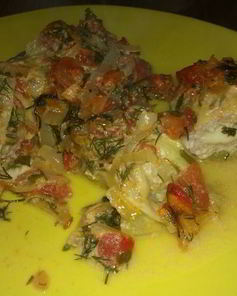 Голубцы с курицей и сыром