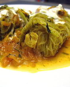 Голубцы с морепродуктами