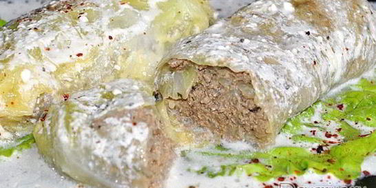 Голубцы с печенью и рисом