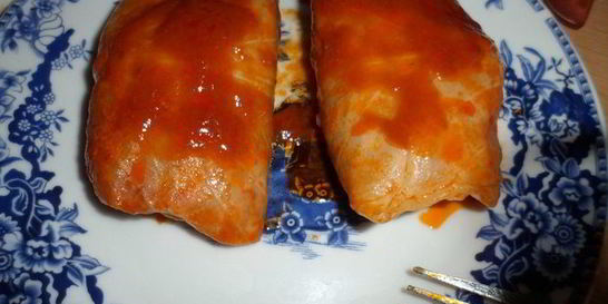 Голубцы с соусом