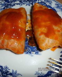 Голубцы с соусом