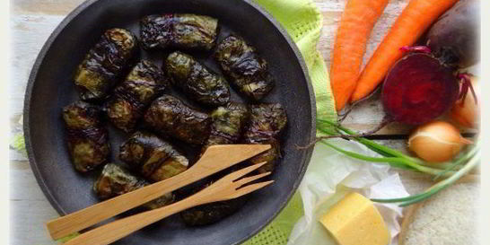 Голубцы свекольные