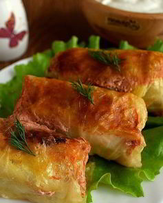 Голубцы в духовке со сметаной