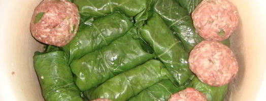 голубцы в лахане с двумя соусами. Шаг 14