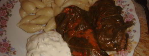 голубцы в лахане с двумя соусами. Шаг 22