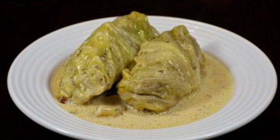 Голубцы в сметанном соусе