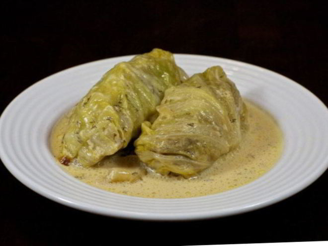 Рецепт голубцов в сметанном соусе