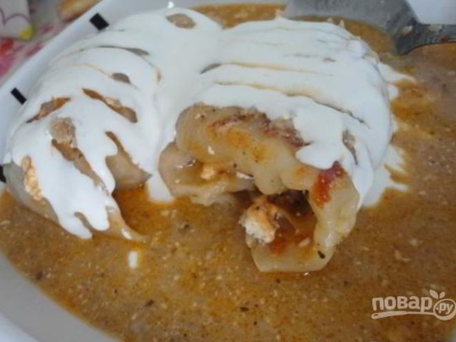 Рецепт голубцов в соусе