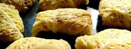 куриные голубцы с овощами в листьях савойской капусты. Шаг 8