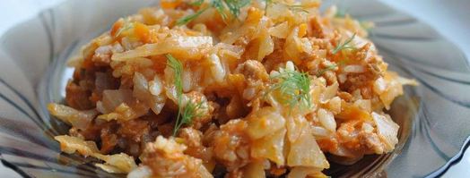 ленивые голубцы на сковороде. Шаг 5