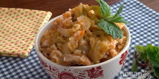 Ленивые голубцы овощные