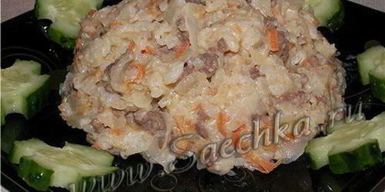 Ленивые голубцы с фаршем