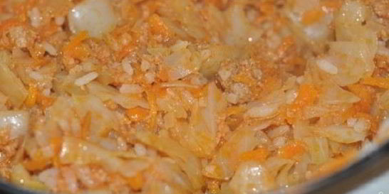 Ленивые голубцы в кастрюле