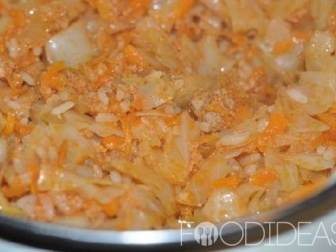 Рецепт ленивых голубцов в кастрюле