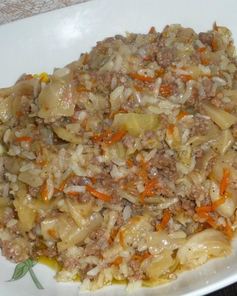 Ленивые голубцы в мульте