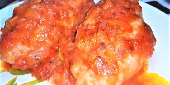 Ленивые голубцы в томатном соке