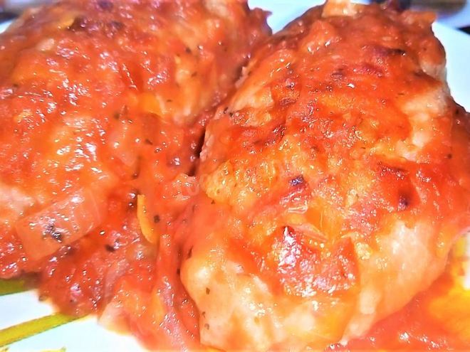Рецепт ленивых голубцов в томатном соке