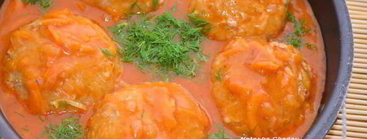 ленивые голубцы в томатном соусе. Шаг 7