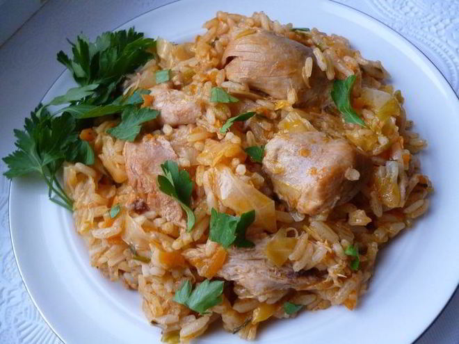 Рецепт ленивых голубцов