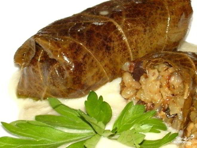 Рецепт постной долмы