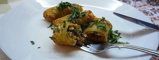 постные голубцы с пшеном и грибами. Шаг 10