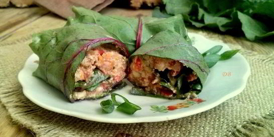 Сыроедческие голубцы