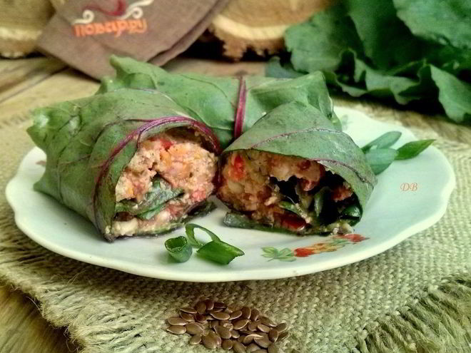 Рецепт сыроедческих голубцов