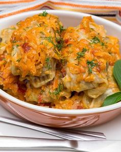 Замороженные голубцы в духовке