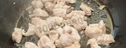 гречневая лапша с овощами и курицей. Шаг 4