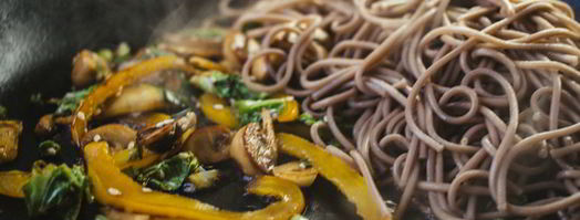 гречневая лапша с овощами. Шаг 6