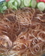 Грибная лапша по-шанхайски