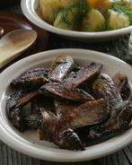 Белые грибы, запеченные с мятой